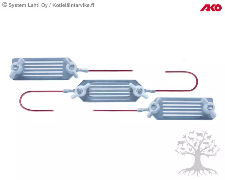 Ako Liitosjohto aitanauhalle 40mm/2x60cm - Kytkentä- ja liitosjohdot - 443027-011 - 1