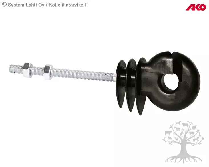 Ako Rengaseristin M6x80mm pulttikiinnitys 25kpl - Eristimet pulttikiinnityksellä - 44391 - 1
