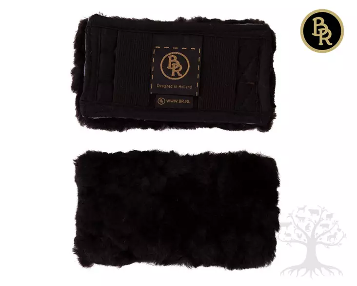 BR Kankiketjun Lampaankarva Pehmuste 14cm Black - Bits Accessories - 219007-91 - 1