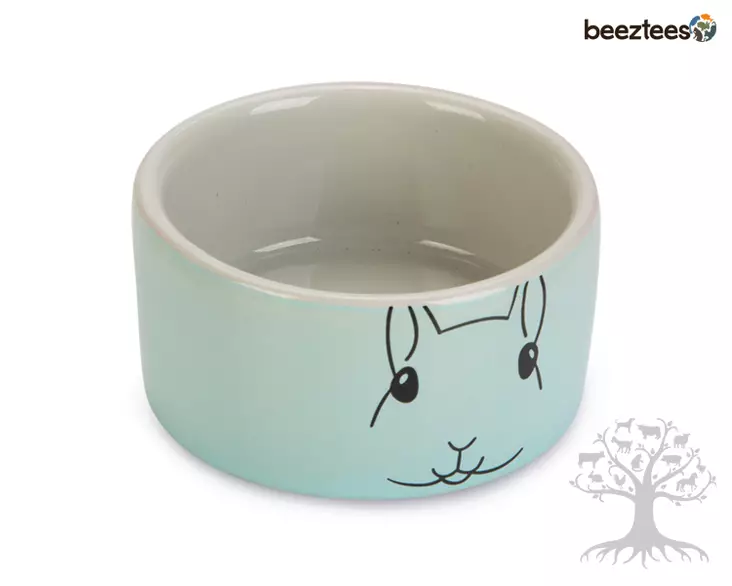 Beezvees Ceramic Cup Mint Hamster 120ml - Food Bowls - 625331 - 1