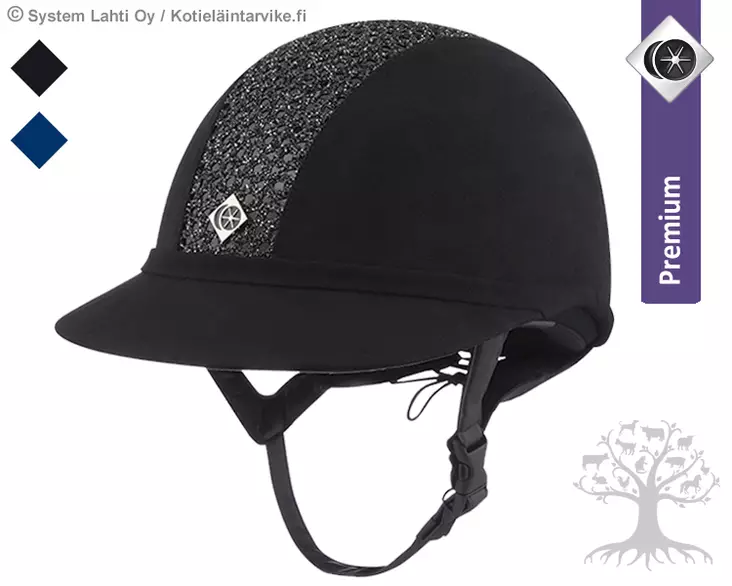 Charles Owen Riding Helmet SP8 Plus Sparkly Micromocka - Charles Owen Riding Helmets - 02090131 - 5