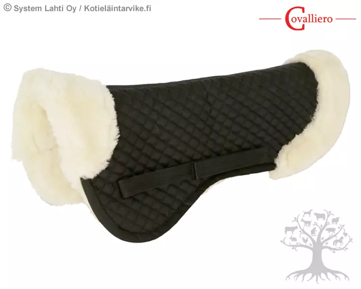 Covalliero Half Pad Cushion Faux Fur Black - Half Pads, Back Pads - 3297731 - 3