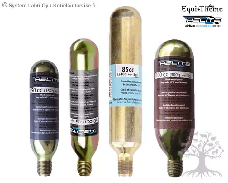 Equi-Theme Air-Vest Turvaliivin Helite Patruuna - Turvaliivien Varaosat - 991610001 - 1