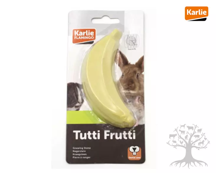 Karlie Jyrsijän Mineraalikivi Banaani 50g - Mineral Stones, Vitamins - 510.0511 - 2