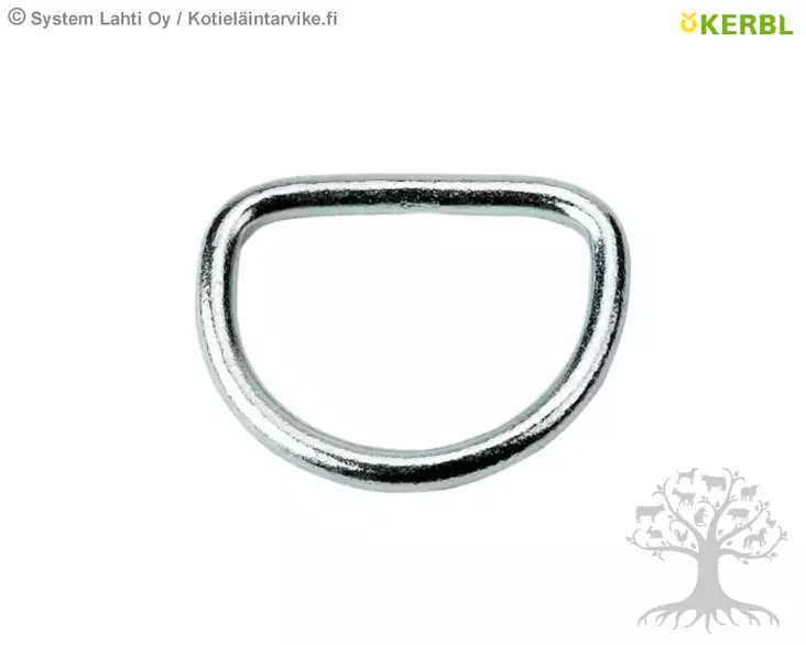 Kerbl D-Ring Galvanised - Chain Components - 125001 - 1
