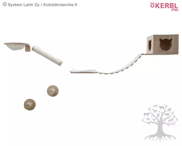 Kerbl Pet Kissan Kiipeilyseinä Anden - Raapimapuut ja Kiipeilyseinät - 81611 - 1