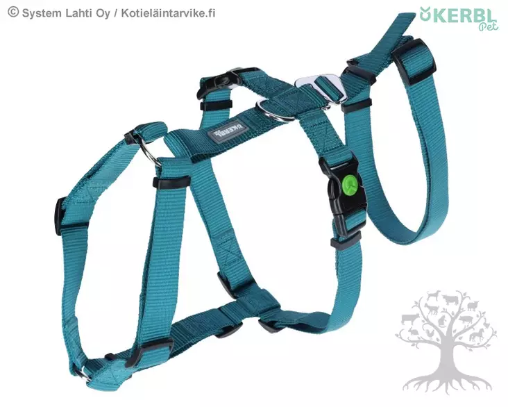 Kerbl Pet Paniikkivaljas Miami Petrol - Koiran Y-/ H valjaat - 80041 - 1