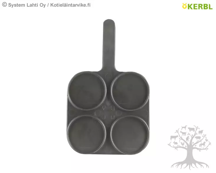 Kerbl Solutestilautanen "lettupannu", Musta - Maidontestaus - 15131 - 2