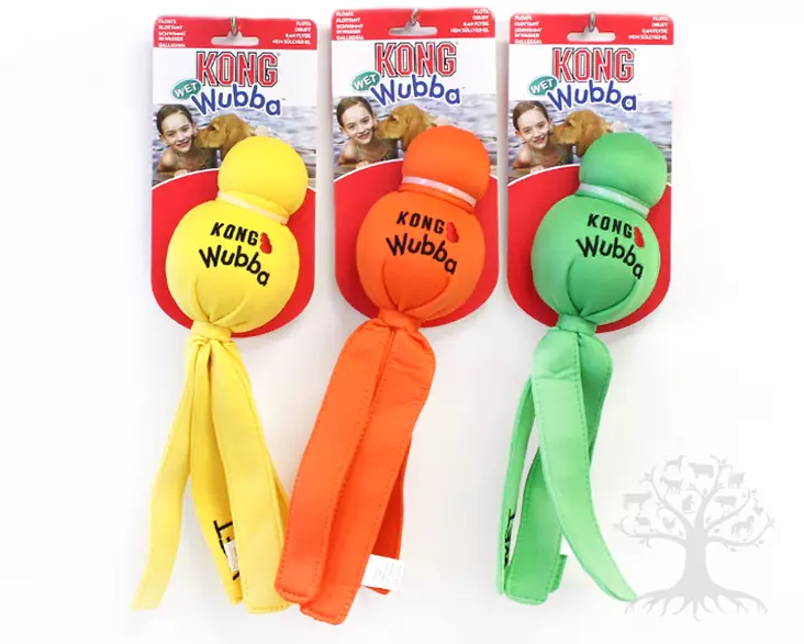 Kong Wet Wubba Large - Rope and Throwing Toys - 05-7L-WW1 - 1