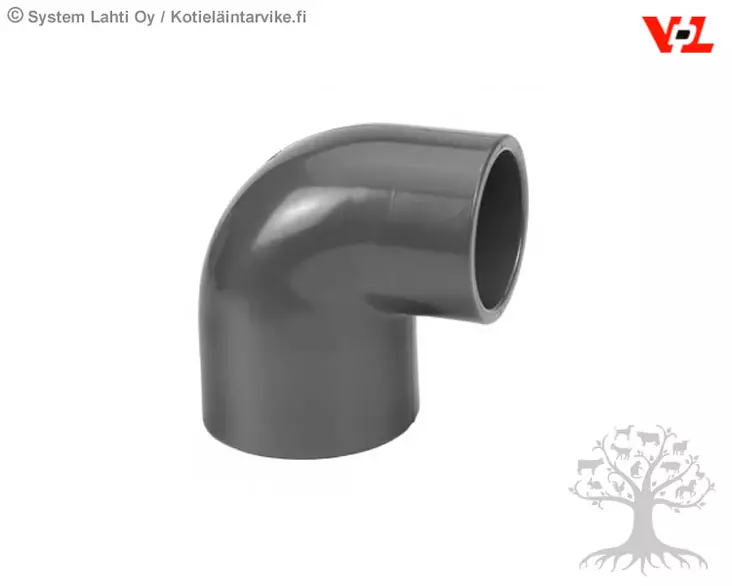VDL Reducing Elbow 90° 50x32mm PN10 - PVC Piping - 2.26.021 - 3