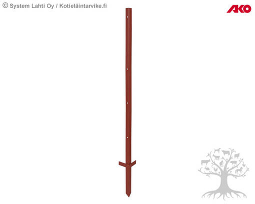 Ako Angular Steel Post 2mm/115cm, 10pcs - Metal Posts - 44421 - 1