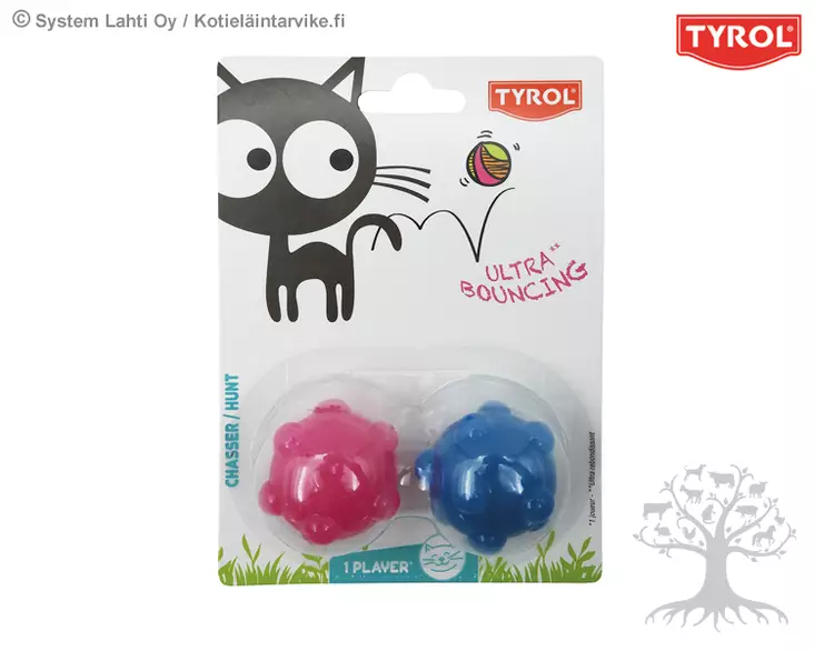 Tyrol Kissan Pomppupallot 2kpl - Hiiret, Pallot, Painilelut - 735391 - 1