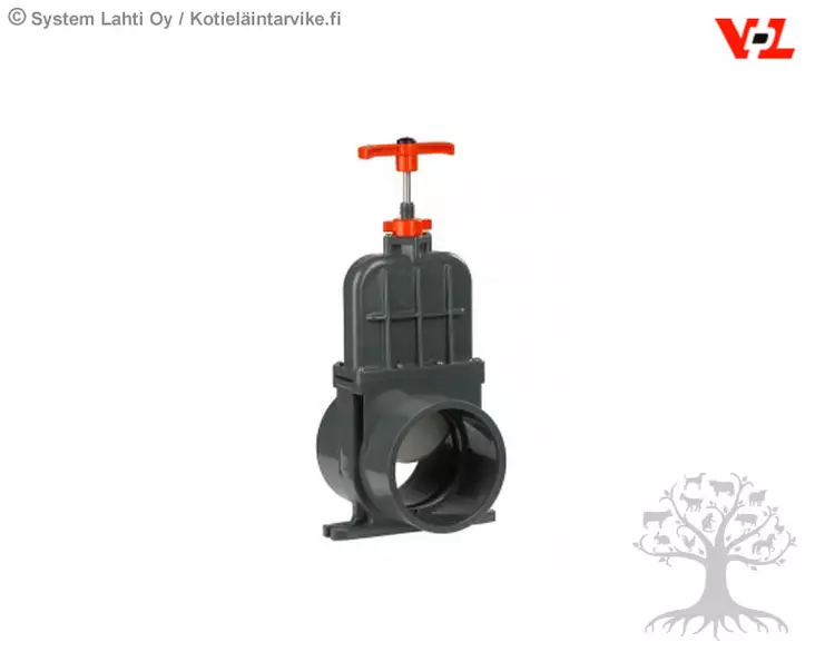 VDL MES Slide Valve 200mm - PVC Piping - 6.80.201 - 4
