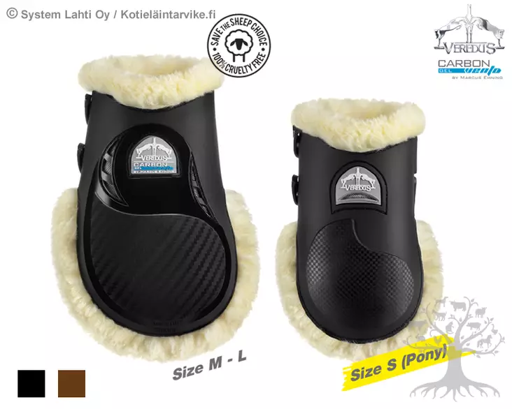 Veredus Carbon Gel STS Vento Takajalansuojat - Veredus Jännesuojat, Takajalansuojat - 21020171 - 1