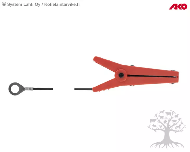 Ako Ground and Fence Connector Cable 1,2m - Connector Cables - 443038-011 - 1