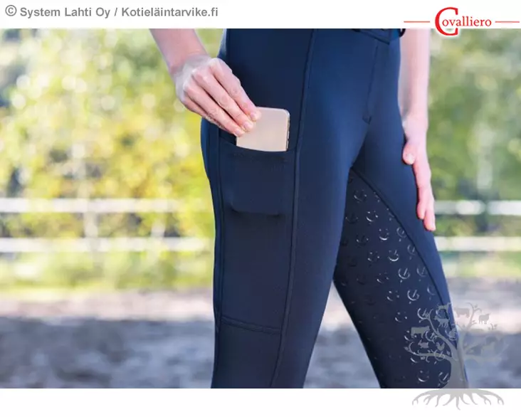 Covalliero Riding Breeches Full Grip ClassicStar Navy - CV Womens Riding Breeches - 3224691 - 1