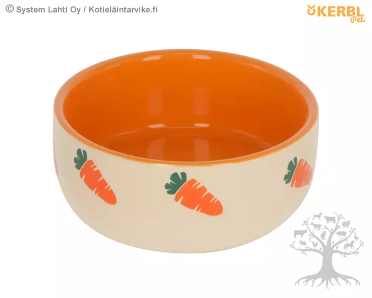 Kerbl Pet Keraaminen kuppi Carrot - Ruokakupit - 81821 - 1
