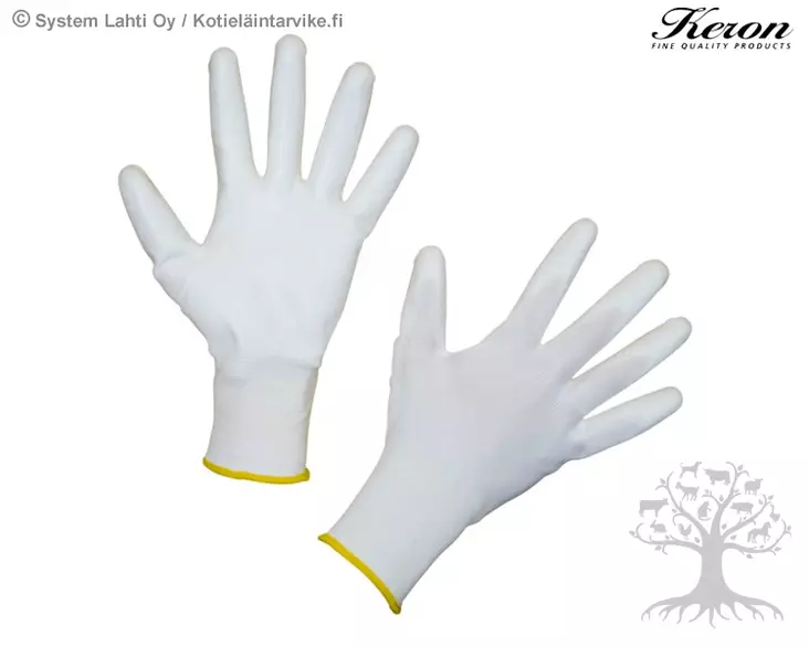 Keron Työkäsine Gnitter White 6kpl - Työkäsineet - 297361 - 1