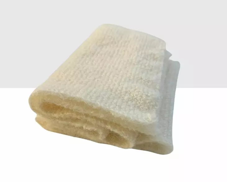 Kaulahuivi Luonnonvalkoinen Alpakka - Käsityöt - 40071 - 1