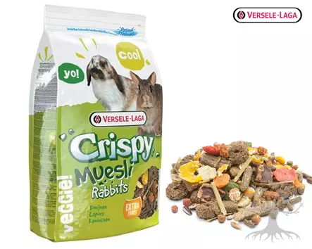 Versele-Laga Crispy Mysli Kanin Täysravintoseos 2,75kg - Myslit, siemenseokset - 510.0732 - 1