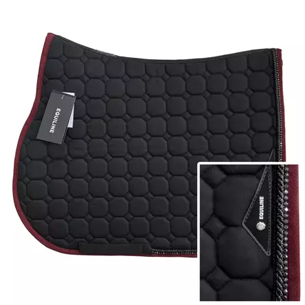 Equiline Saddle Pad Octagon Piping 3+S066+112 - EQUILINE Saddle Pads - B01010-3-066-112 - 1