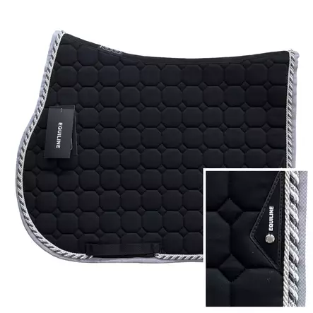 Equiline Saddle Pad Octagon Piping B68+94+312 - EQUILINE Saddle Pads - B01010-68-94-312 - 1