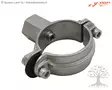 Kraft Pipe Clamp 1 1/4" - Accessories for water installation - 9542 - 2