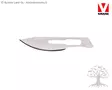 Kruuse Sterile Scalpel Blade No 24, 100pcs - Castration - 141182 - 1
