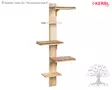Kerbl Pet Wall-Mounted Cat Tree Timber - Cat Trees - 81612 - 1
