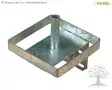 Kerbl Lick Stone Holder Galvanised Metal - Lick Holders - 32472 - 2