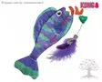 Kong Kissanlelu Wrangler Angler Fish - Plush, Mice, Balls & Chasers - 788.0192 - 1