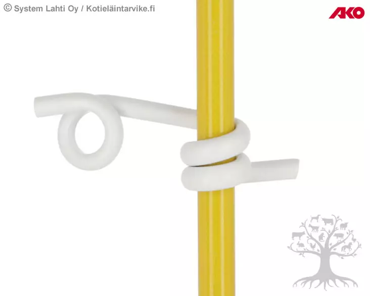 Ako Plastic Insulator for fiberglass post Round, 50pcs - Fibreglass Posts - 444012 - 2