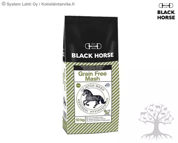 Black Horse Grain Free Mash 10kg - Lisäravinteet Hevosille - 50172 - 1