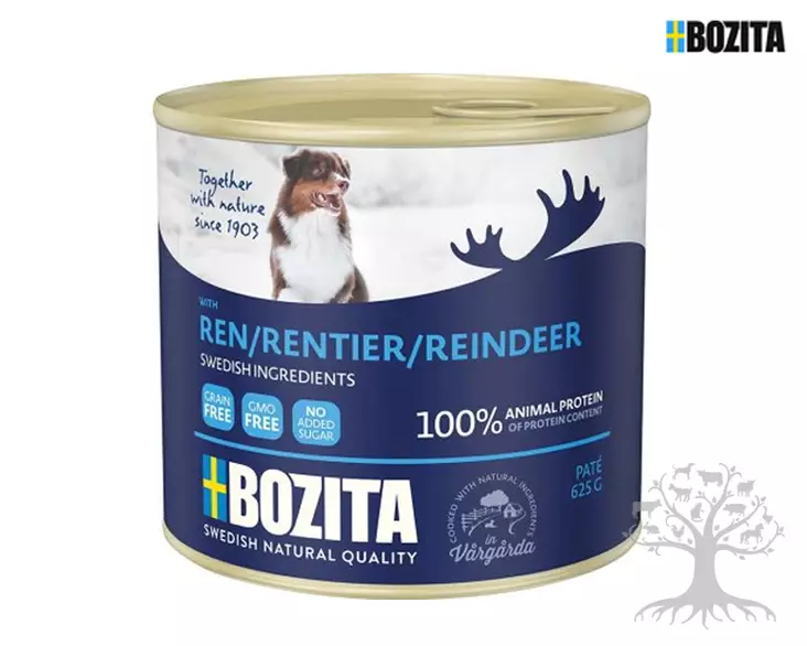 Bozita Naturals Reindeer Poronliha 625g VILJATON - Bozita Nordic & Naturals - 677.2142 - 1