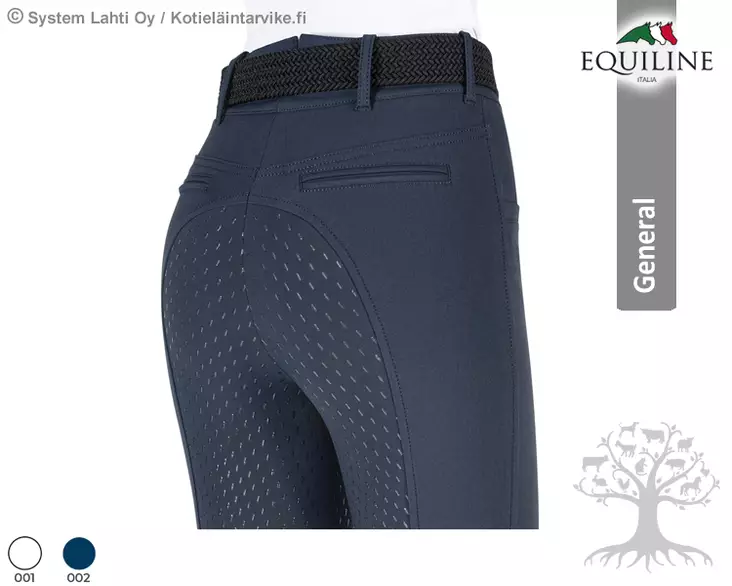 Equiline General Naisten Ratsastushousut E-Plus Superior Full Grip High Waist Arlette - Equiline Naisten Ratsastushousut - N08752 - 1