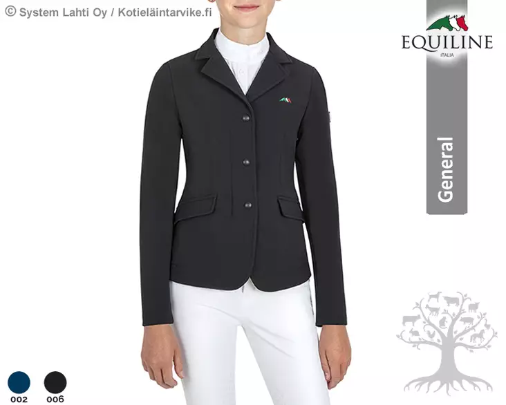 Equiline General Girl's Competition Jacket Carolink - Equiline Junior's Competition Line - M00522 - 1
