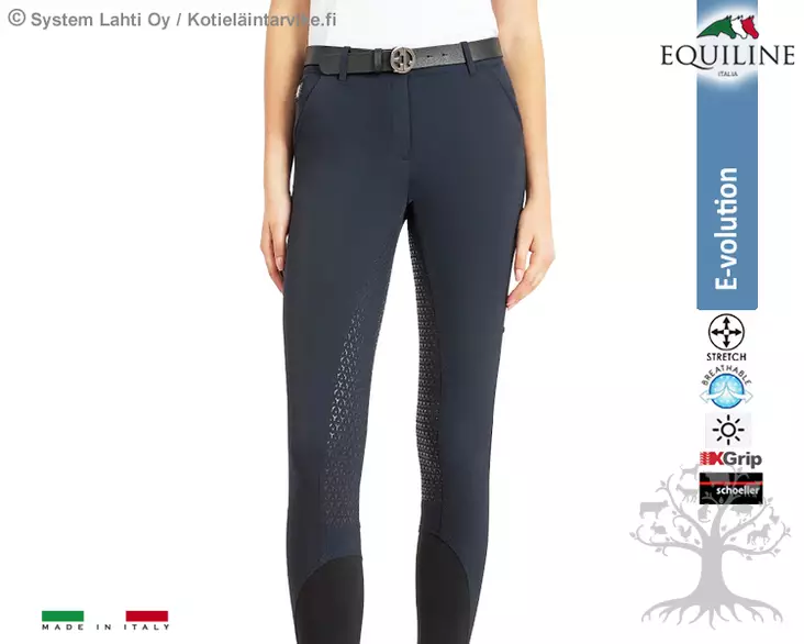 Equiline Limited Naisten Ratsastushousut Schoeller Full Grip Eudorae - Equiline Naisten Ratsastushousut - N08902 - 1