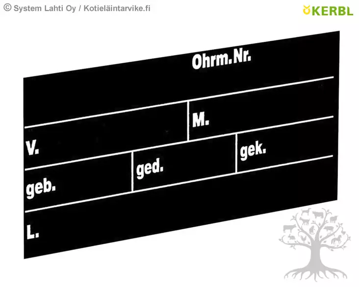 Kerbl Stable Blackboard 40x22cm for Cattle - Blackboards - 292 - 2