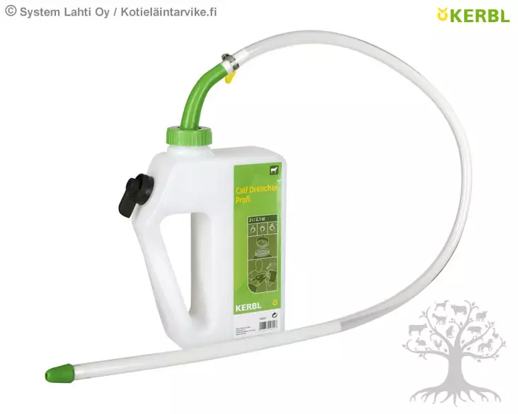 Kerbl Pakkojuottopullo joustavalla 105cm letkulla - Pakkojuottopullot - 14692 - 1