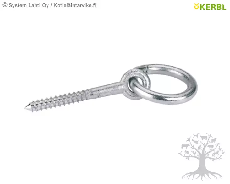 Kerbl Ring Screw 80x12mm, 2 pcs - Chain Components - 12286-2 - 1