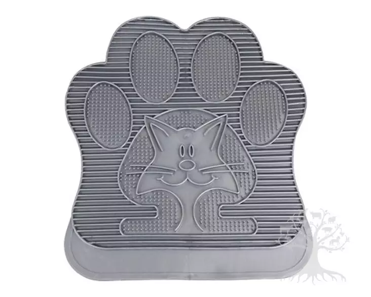 Kissanhiekkalaatikon Muotoiltu Edusmatto Cat Grey - Edusmatot, lapiot, pussit - 775.8022 - 3