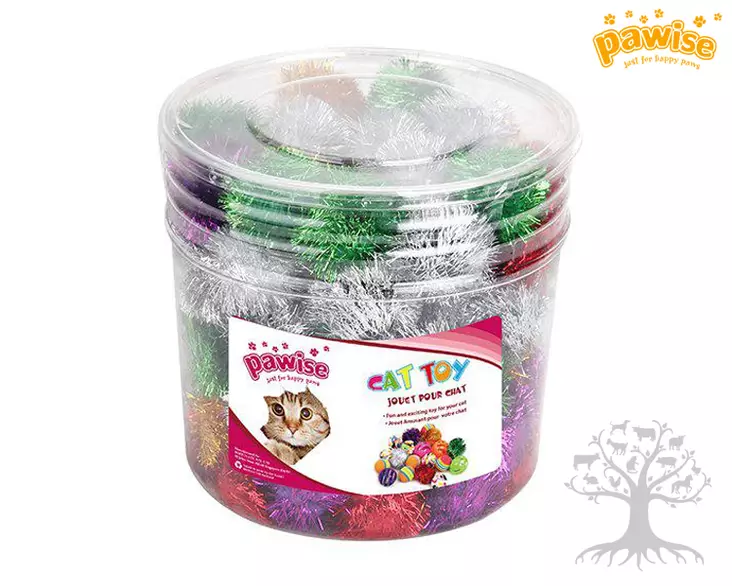 Pawise Kissan Lelupallot PomPom 1kpl - Hiiret, Pallot, Painilelut - 787.7512 - 1