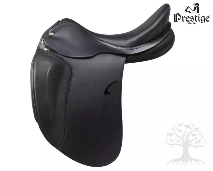 Prestige Koulusatula Roma Dressage 16"/33 Black, UUSI - Prestige Roma Dressage - 171993-MS2 - 1