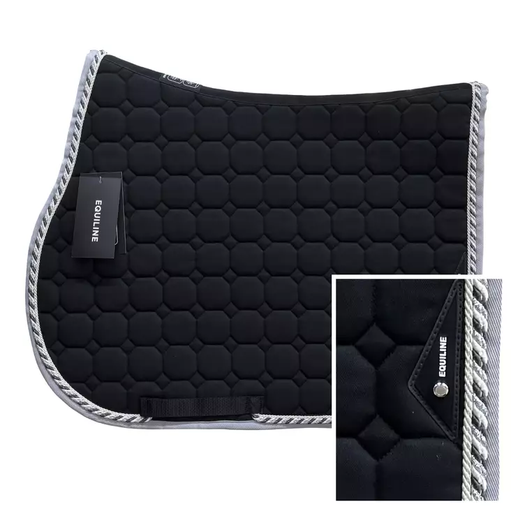 Equiline Saddle Pad Octagon Piping B68+94+312 - EQUILINE Saddle Pads - B01010-68-94-312 - 1