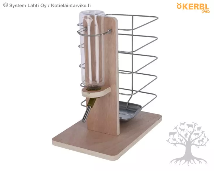 Kerbl Pet Juoma- ja ruokintapiste 2-in-1 - Juomapullot - 81832 - 1