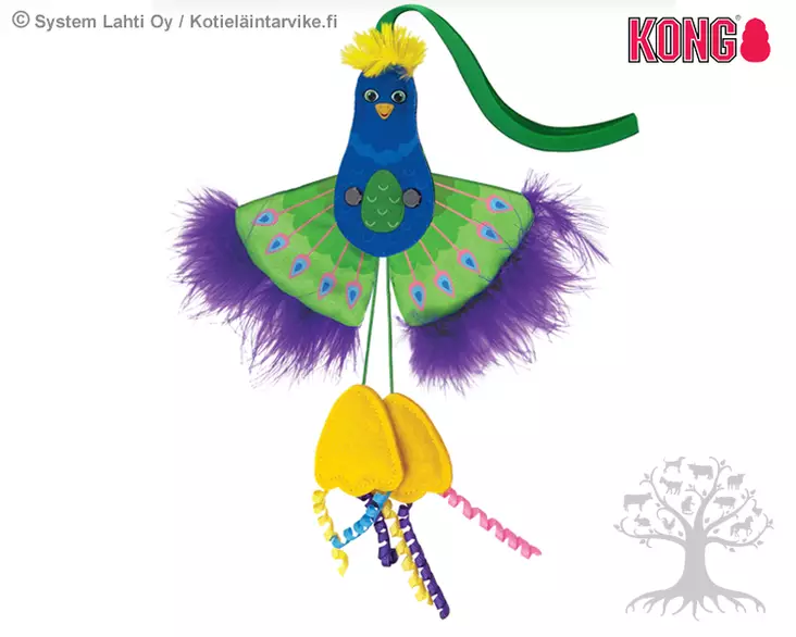 Kong Kissanlelu Connects Peacock - Hiiret, Pallot, Painilelut - KO4092 - 1