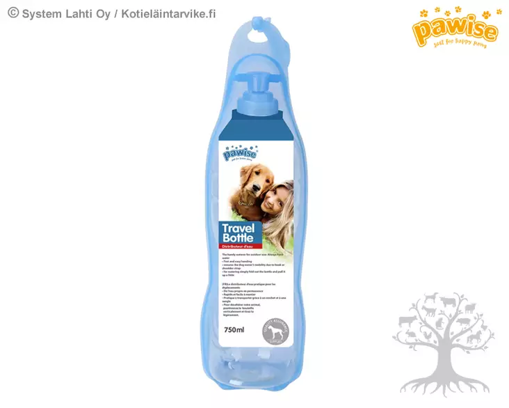 Pawise Matkajuomapullo 750ml - Matkakupit ja -pullot - 645.5062 - 5