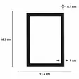 Maoka Pilke Magneettinen Valokuvakehys 10×15 kuvalle - Koriste-esineet - 176066-843 - 3