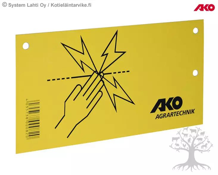 Ako Varoituskilpi sähköaidoille - Varoituskilvet - 44623 - 1