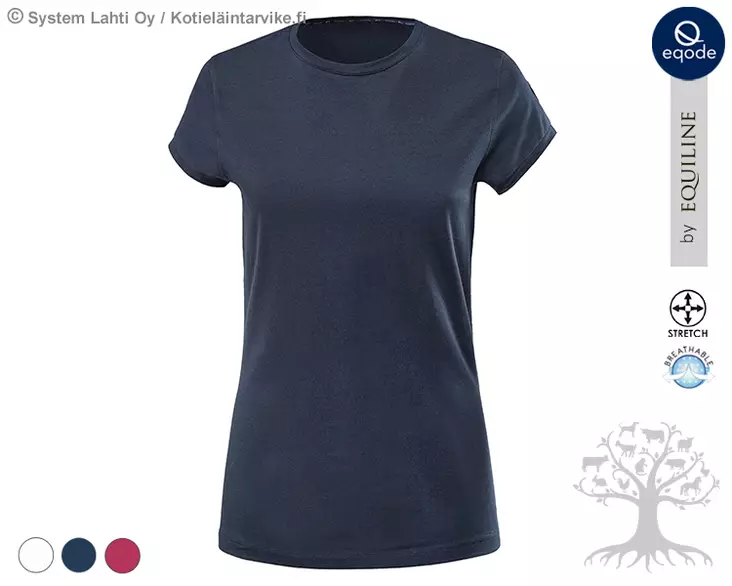 Eqode by Equiline Naisten T-Paita Team - Equiline Paidat, Collegetakit - H56003 - 1